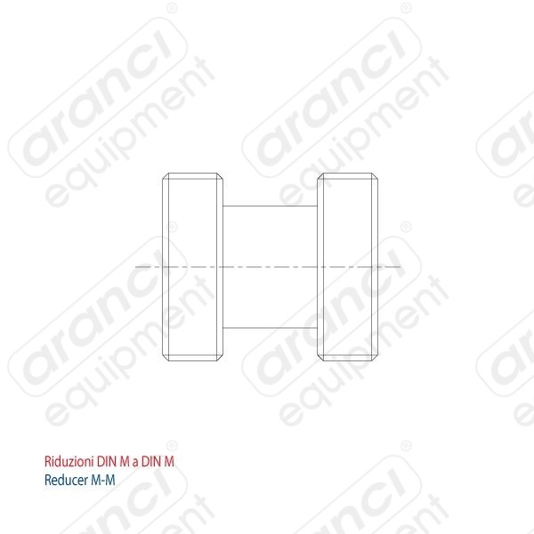 Riduzioni DIN F a DIN F | Reducer F-F