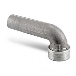 Bocchello di erogazione curvo in alluminio | Bent delivery pipe in aluminium
