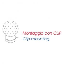 Montaggio con clip | Clip mounting